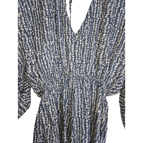 All You Are Relaxed Fit Elastic Waist Comfy Back Tie Pull On Romper Women S - Picture 14 of 14